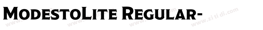 ModestoLite Regular字体转换 ModestoLite Regular字体转换